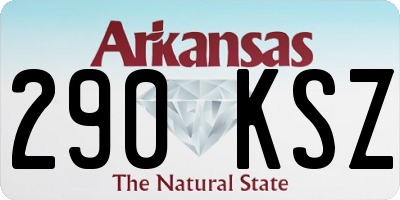 AR license plate 290KSZ