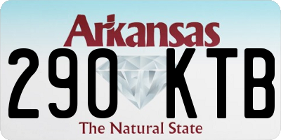 AR license plate 290KTB