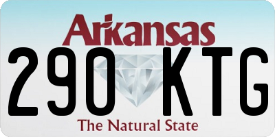 AR license plate 290KTG