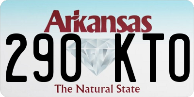 AR license plate 290KTO