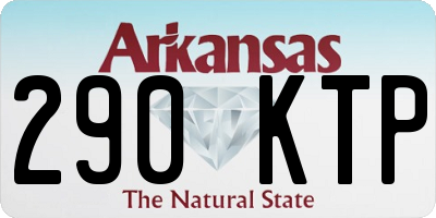 AR license plate 290KTP