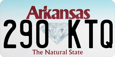 AR license plate 290KTQ