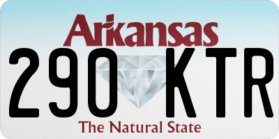 AR license plate 290KTR