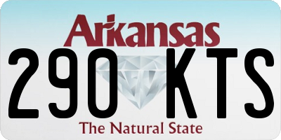 AR license plate 290KTS