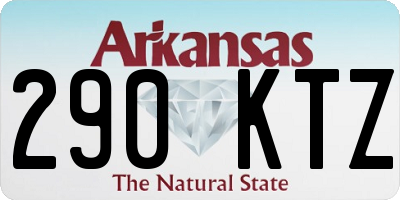 AR license plate 290KTZ