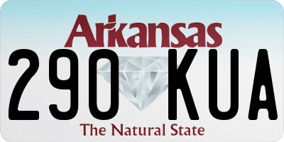 AR license plate 290KUA