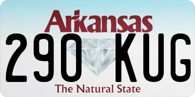 AR license plate 290KUG