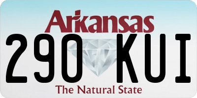 AR license plate 290KUI