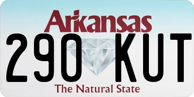 AR license plate 290KUT