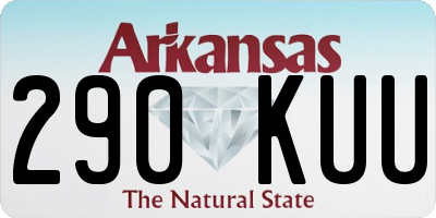 AR license plate 290KUU