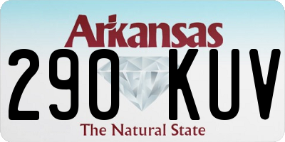 AR license plate 290KUV