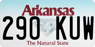 AR license plate 290KUW