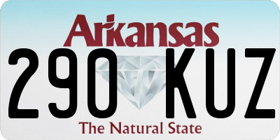 AR license plate 290KUZ