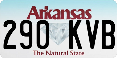 AR license plate 290KVB