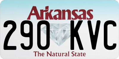 AR license plate 290KVC