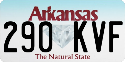 AR license plate 290KVF