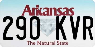 AR license plate 290KVR