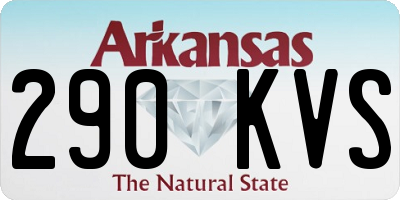 AR license plate 290KVS