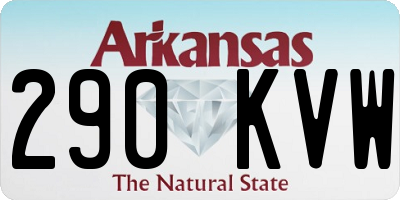 AR license plate 290KVW