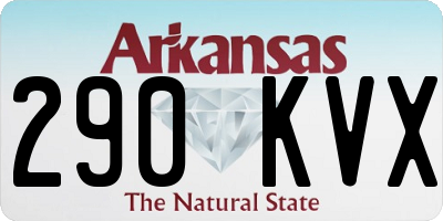 AR license plate 290KVX