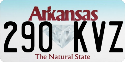 AR license plate 290KVZ