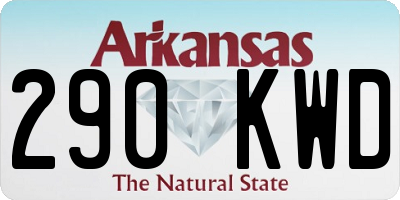 AR license plate 290KWD