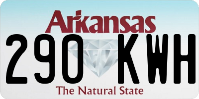 AR license plate 290KWH
