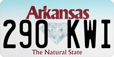AR license plate 290KWI