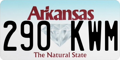 AR license plate 290KWM