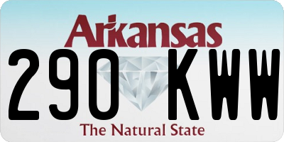 AR license plate 290KWW