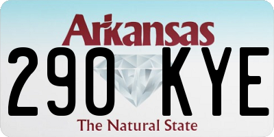 AR license plate 290KYE