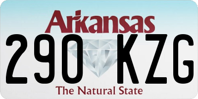 AR license plate 290KZG