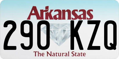 AR license plate 290KZQ