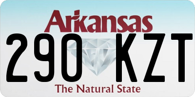 AR license plate 290KZT