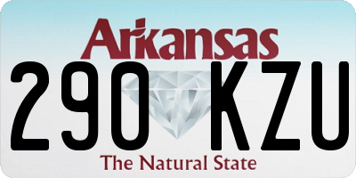 AR license plate 290KZU