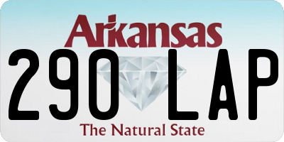 AR license plate 290LAP