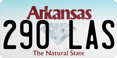 AR license plate 290LAS