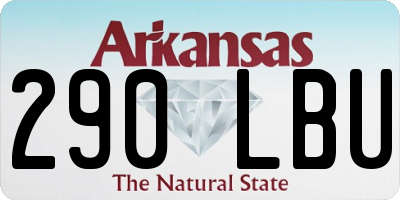 AR license plate 290LBU