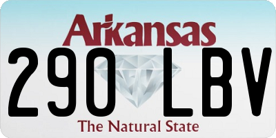 AR license plate 290LBV