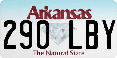 AR license plate 290LBY