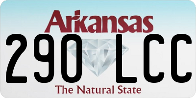 AR license plate 290LCC