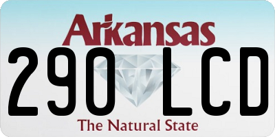 AR license plate 290LCD