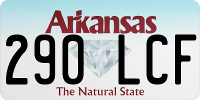 AR license plate 290LCF