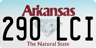 AR license plate 290LCI