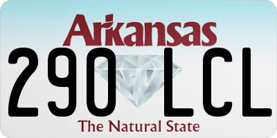 AR license plate 290LCL