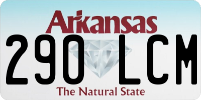 AR license plate 290LCM