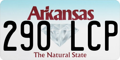 AR license plate 290LCP