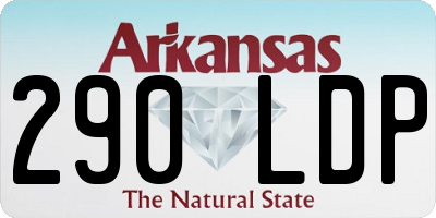 AR license plate 290LDP
