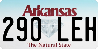 AR license plate 290LEH