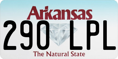 AR license plate 290LPL